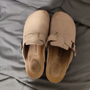 MUST BUNDLE - Cushionare Platform Casual Tan Slip-On Clogs